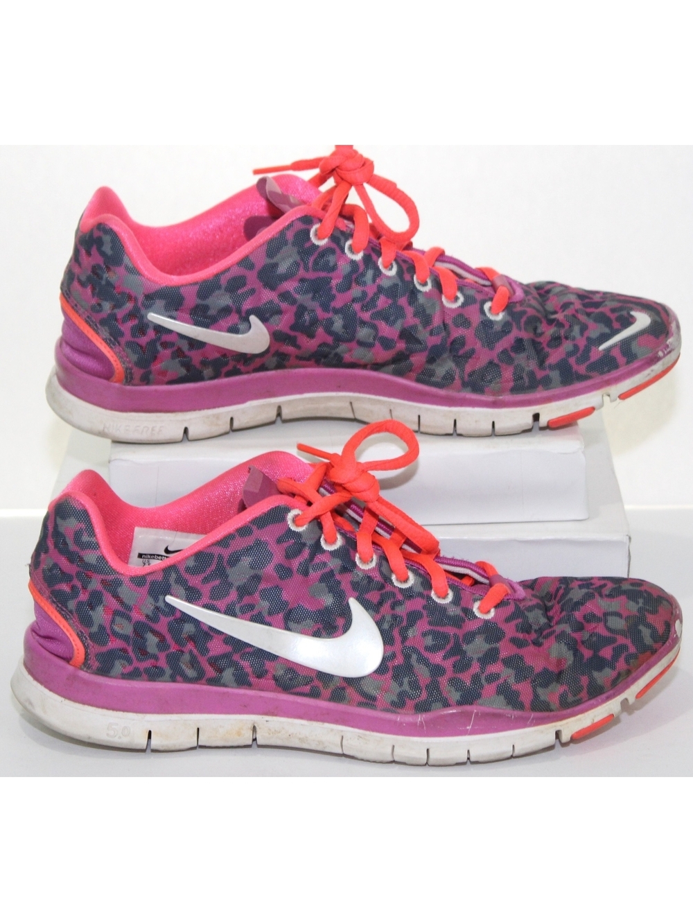 Nike Free 5 TR Fit 3 Running Cross Training Shoes Pink 555159-601 Womens Sz 7.5